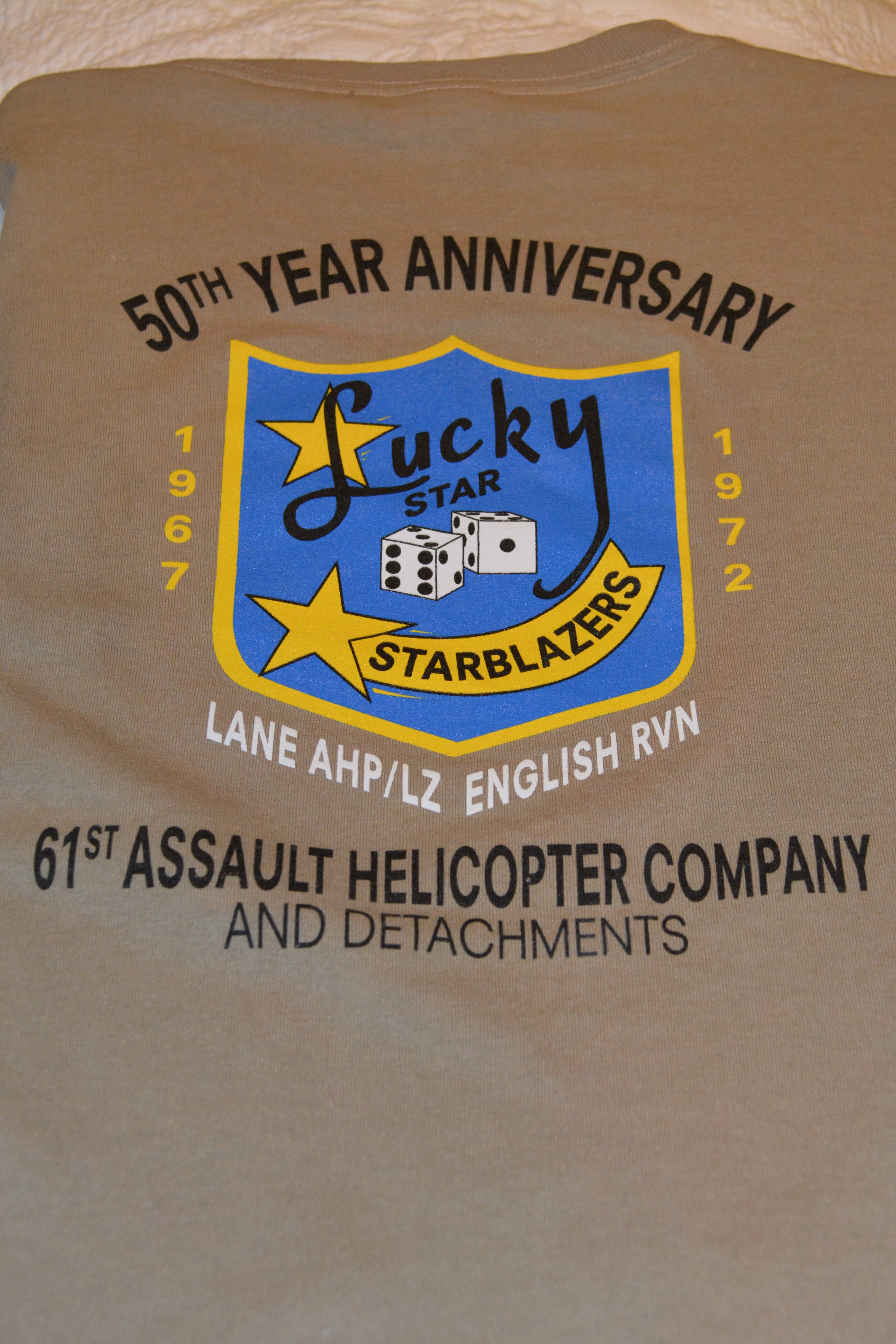 61st A.H.C. Lucky Star Tan t-shirt Lucky Star T-Shirt